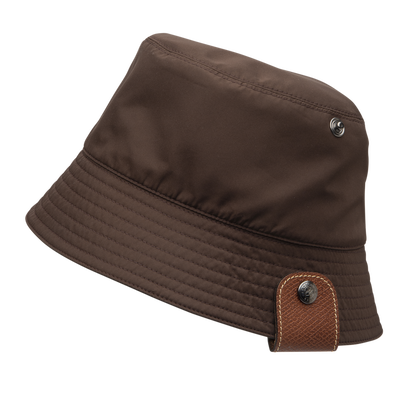 Sombrero de pescador reversible , Tafetán técnico - Moka/Verde Inglés