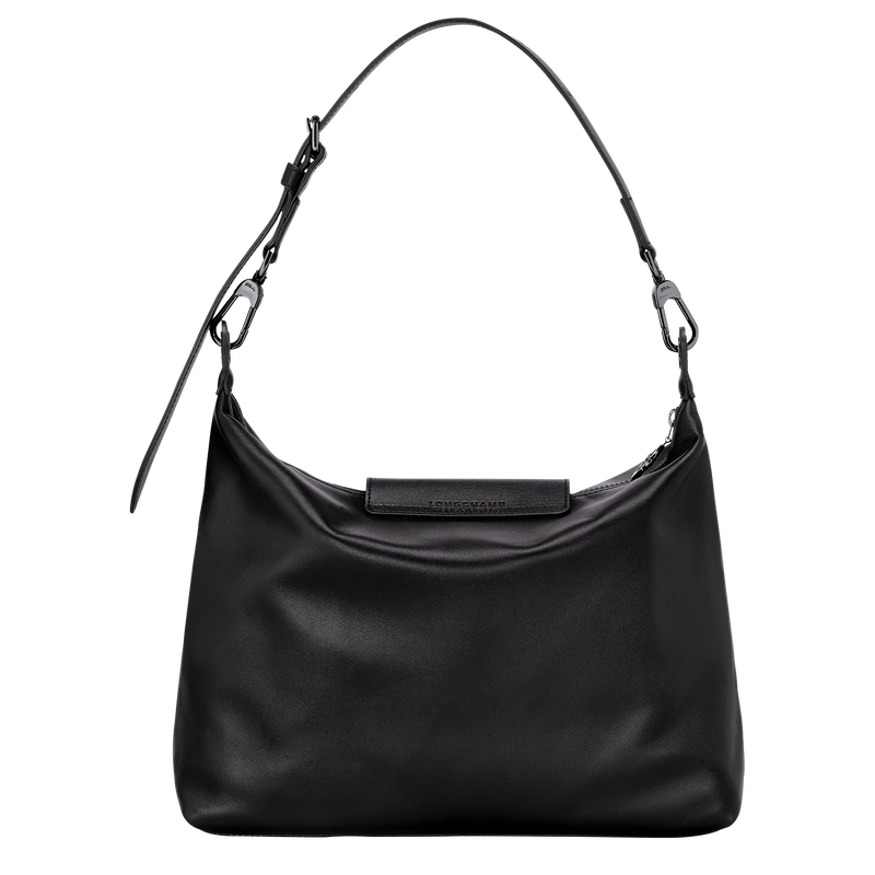 Le Pliage Xtra M Hobo bag , Black - Leather  - View 4 of 6