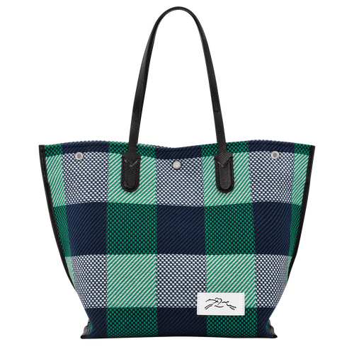 Sac cabas L Essential , Toile - Marine/Gazon - Vue 1 de 5