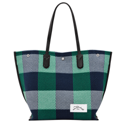 Essential 肩揹袋 L , 海軍藍/野草綠 - 帆布
