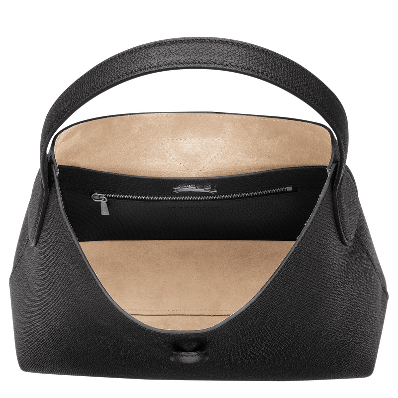 Le Roseau M Hobo bag , Black - Leather  - View 5 of  6