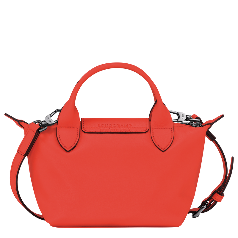Le Pliage Xtra XS Handbag , Orange - Leather  - View 4 of 6