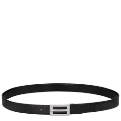 Ceinture homme Delta Box , Cuir - Noir