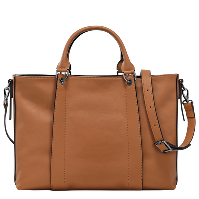 Longchamp 3D Bolso con asa superior  M, Natural