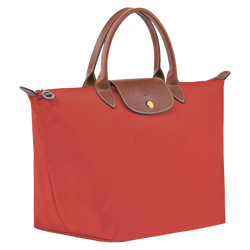 Le Pliage Original M Handbag , Tomato - Recycled canvas
