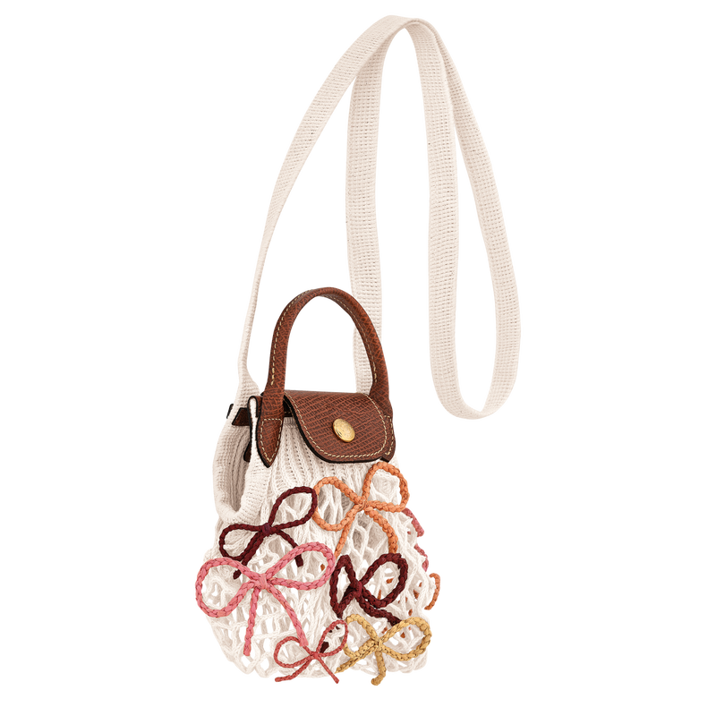 Le Pliage Collection 메시 백 , 에크루 - 캔버스  - 3 이미지 보기 4