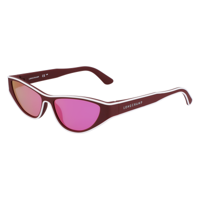 Lunettes de soleil , Résine végétale - Bordeaux