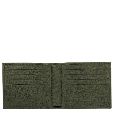 Le Foulonné Wallet, Khaki