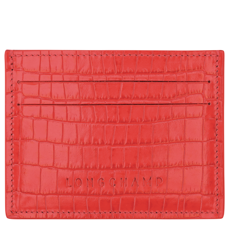 Longchamp Pocket Card holder , Vermilion - Leather  - View 1 of  2