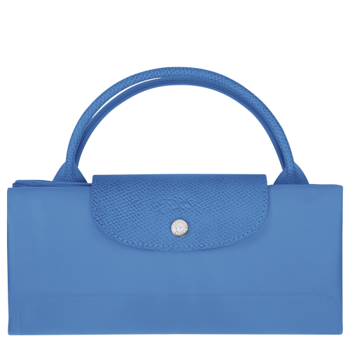 Le Pliage Green M Travel bag , Cornflower - Recycled canvas - View 6 of  6