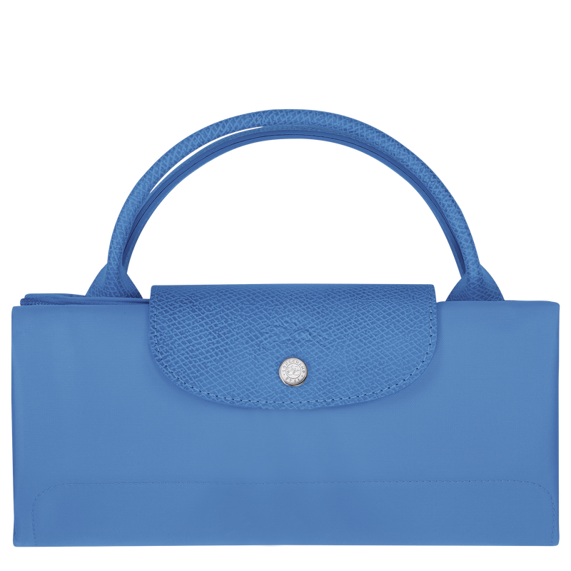 Le Pliage Green M Travel bag , Cornflower - Recycled canvas  - View 6 of  6
