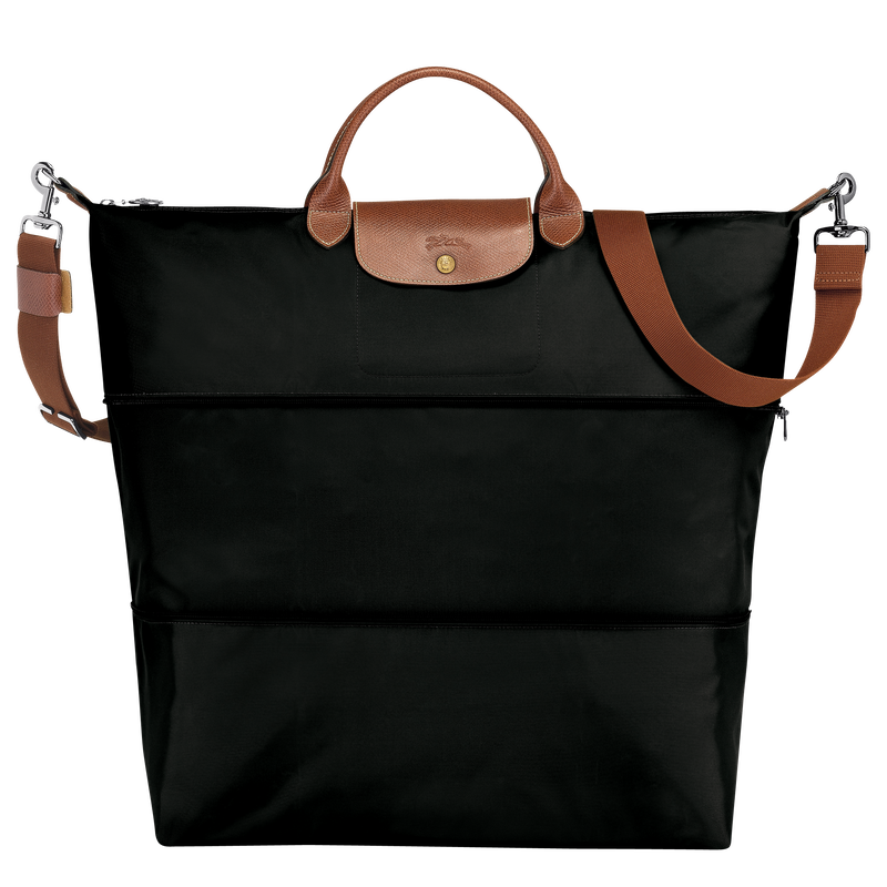 Sac de voyage extensible Le Pliage Original , Toile recycl&eacute;e - Noir  - Vue 1 de 7