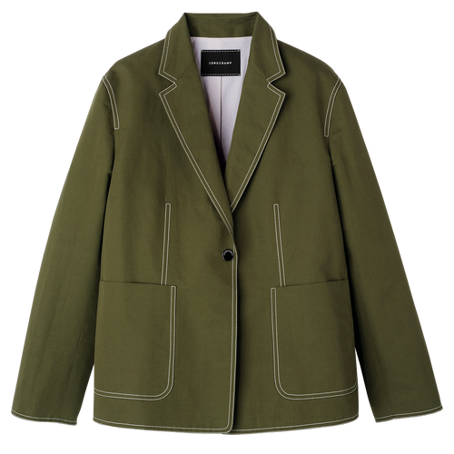 Jacke , Gabardine - Khaki - Ansicht 1 von 3