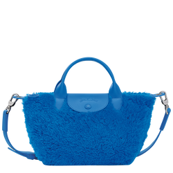 Handtasche XS Le Pliage Xtra , Leder - Kobaltblau