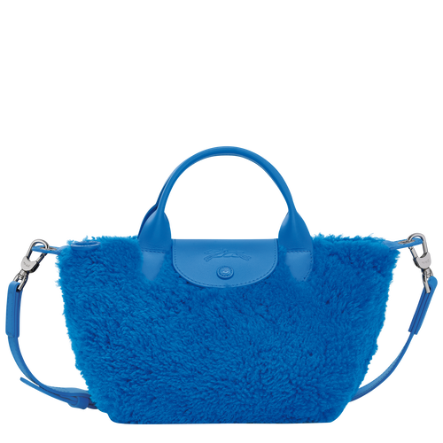 Handtasche XS Le Pliage Xtra , Leder - Kobaltblau - Ansicht 1 von 2