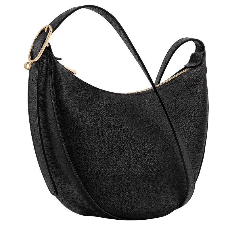 Le Foulonn&eacute; S Crossbody bag , Black - Leather  - View 3 of  6