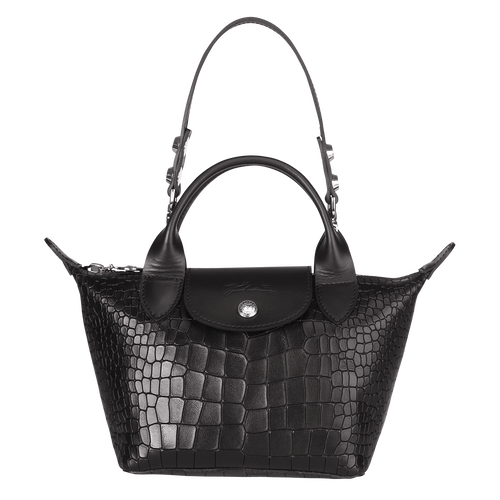 トップハンドルバッグ Xs ル ミニ プリアージュ キュイール ブラック L1500hmv001 ロンシャン Jp