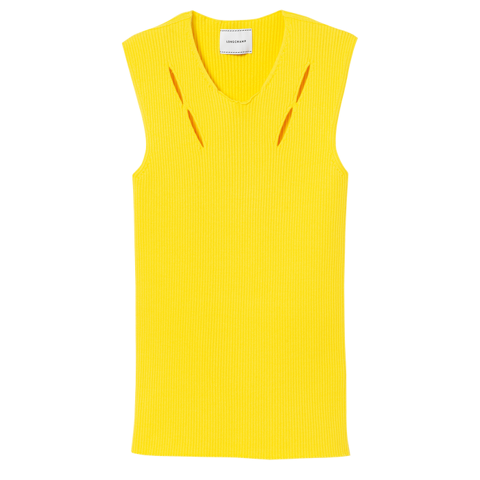 Collezione primavera-estate 2023 Top in maglia,  Limone
