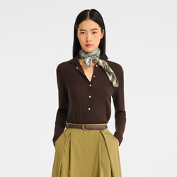 Midi skirt , Lichen - Cotton poplin