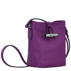 Roseau XS Crossbody bag , Violet - Leather