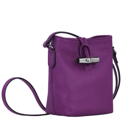 Roseau XS Crossbody bag , Violet - Leather