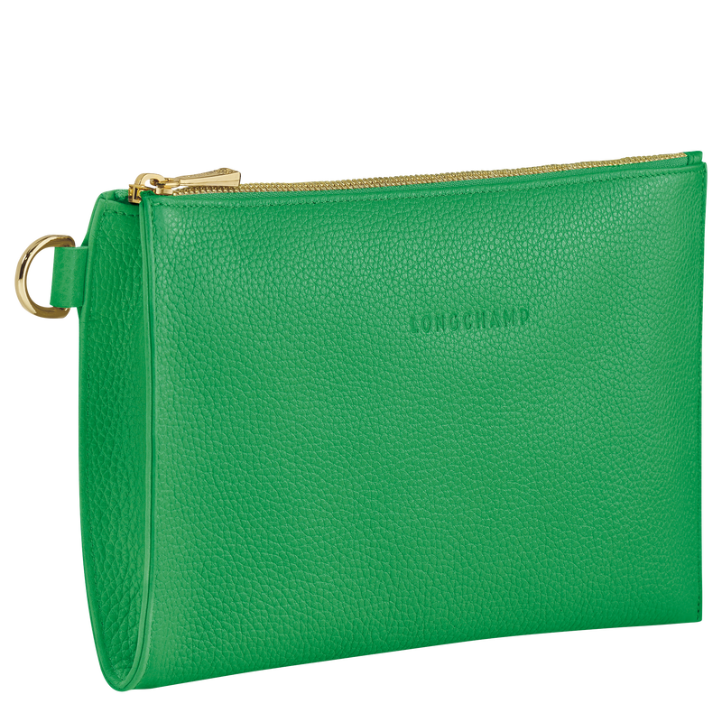 Pochette Le Foulonné , Leder - Rasen  - Ansicht 2 von 3