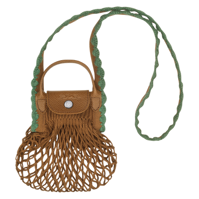 Le Pliage Collection XS Mesh bag , Tobacco - Canvas