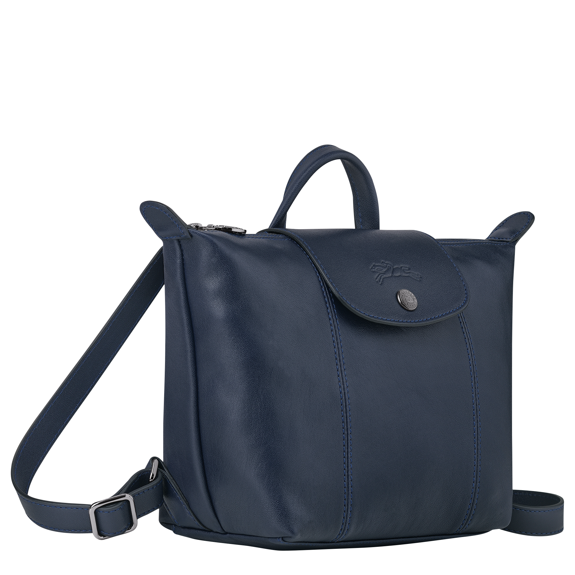 Navy blue longchamp backpack clearance