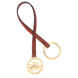 Box-Trot 鑰匙圈 , 赤褐色 - 皮革