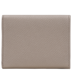 Carteira compacta Le Roseau , Pele - Argila