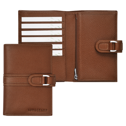 Compact wallet, 504 Cognac Compact wallet, 504 Cognac, hi-res