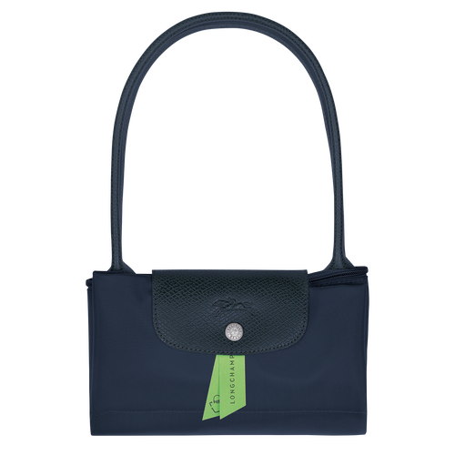 Le Pliage Green M Tote bag , Navy - Recycled canvas - View 4 of 4