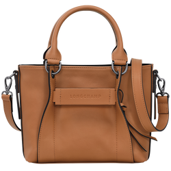 Longchamp 3D S Handbag , Natural - Leather