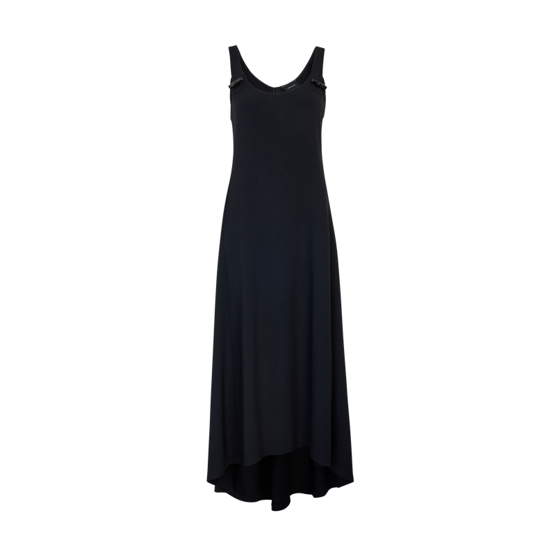 Vestido , Crep&eacute; - Negro  - Vista 1 de 3