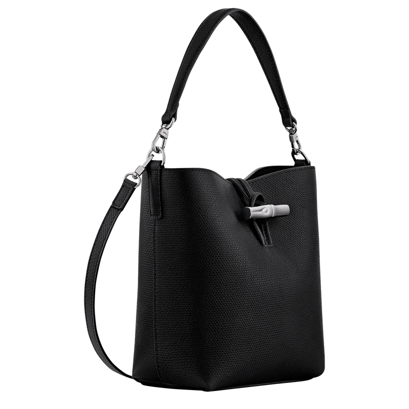 Le Roseau XS Bucket bag , Black - Leather  - View 3 of 6