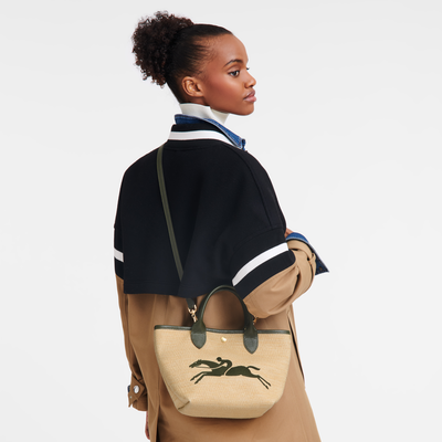 Le Panier Pliage Handtasche S, Khaki