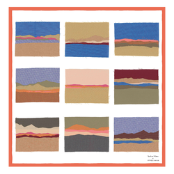 Caroline H&eacute;lain x Longchamp Silk scarf 70 , Orange - Silk