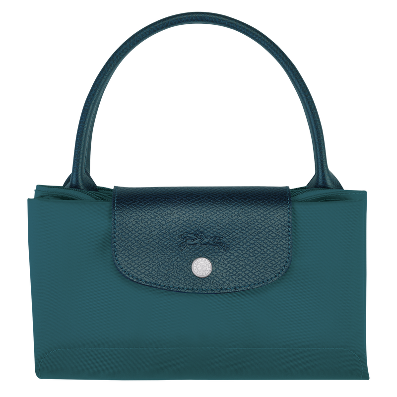 Le Pliage Green M Handbag Peacock - Recycled canvas | Longchamp GB 