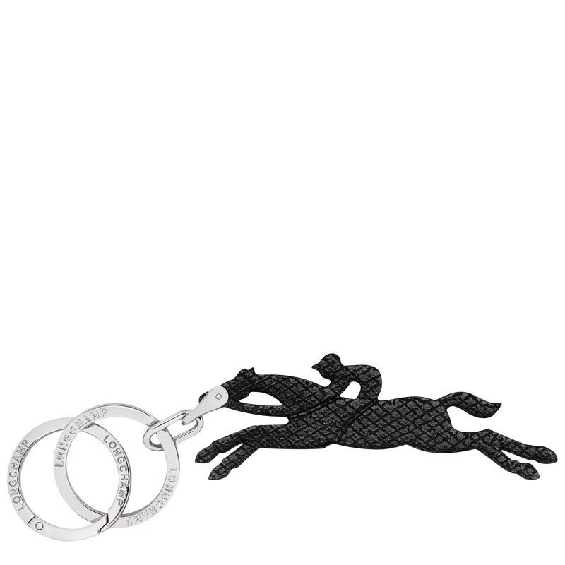 Le Pliage Key rings , Black - Leather  - View 1 of 1