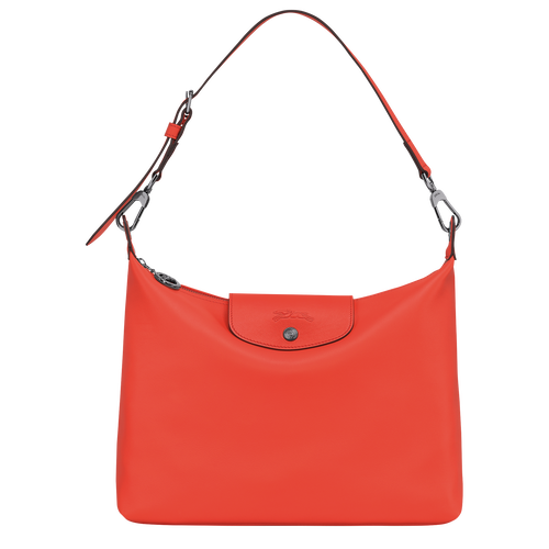 Le Pliage Xtra M Hobo bag , Orange - Leather - View 1 of 2