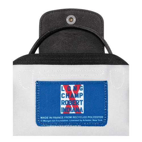 Longchamp x Robert Indiana Pouch , White - Canvas - View 5 of 6