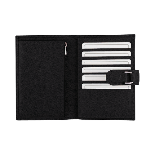 Compact wallet, 047 Black Compact wallet, 047 Black, hi-res