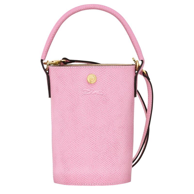Épure XS Crossbody bag , Pink - Leather  - View 1 of  5