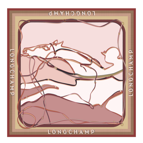 Silk scarf 90