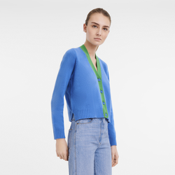 Colección Otoño/Invierno 2023 Cárdigan , Otro - Cobalto/Hierba