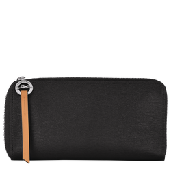 Long wallet with zip around