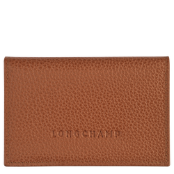 Le Foulonné Card holder , Caramel - Leather