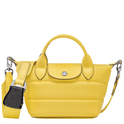 Le Pliage Xtra Bolso con asa superior XS , Cuero - Amarillo