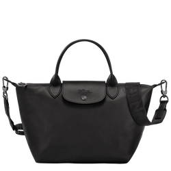 Le Pliage Xtra S Handbag , Black - Leather
