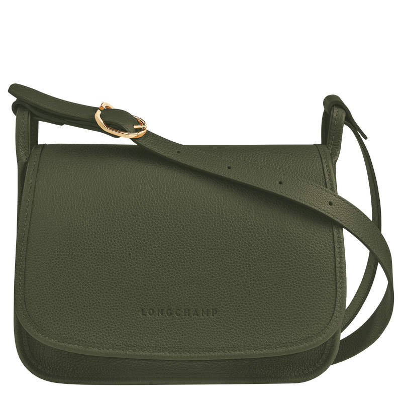 Le Foulonné M Crossbody bag , Khaki - Leather  - View 1 of  4